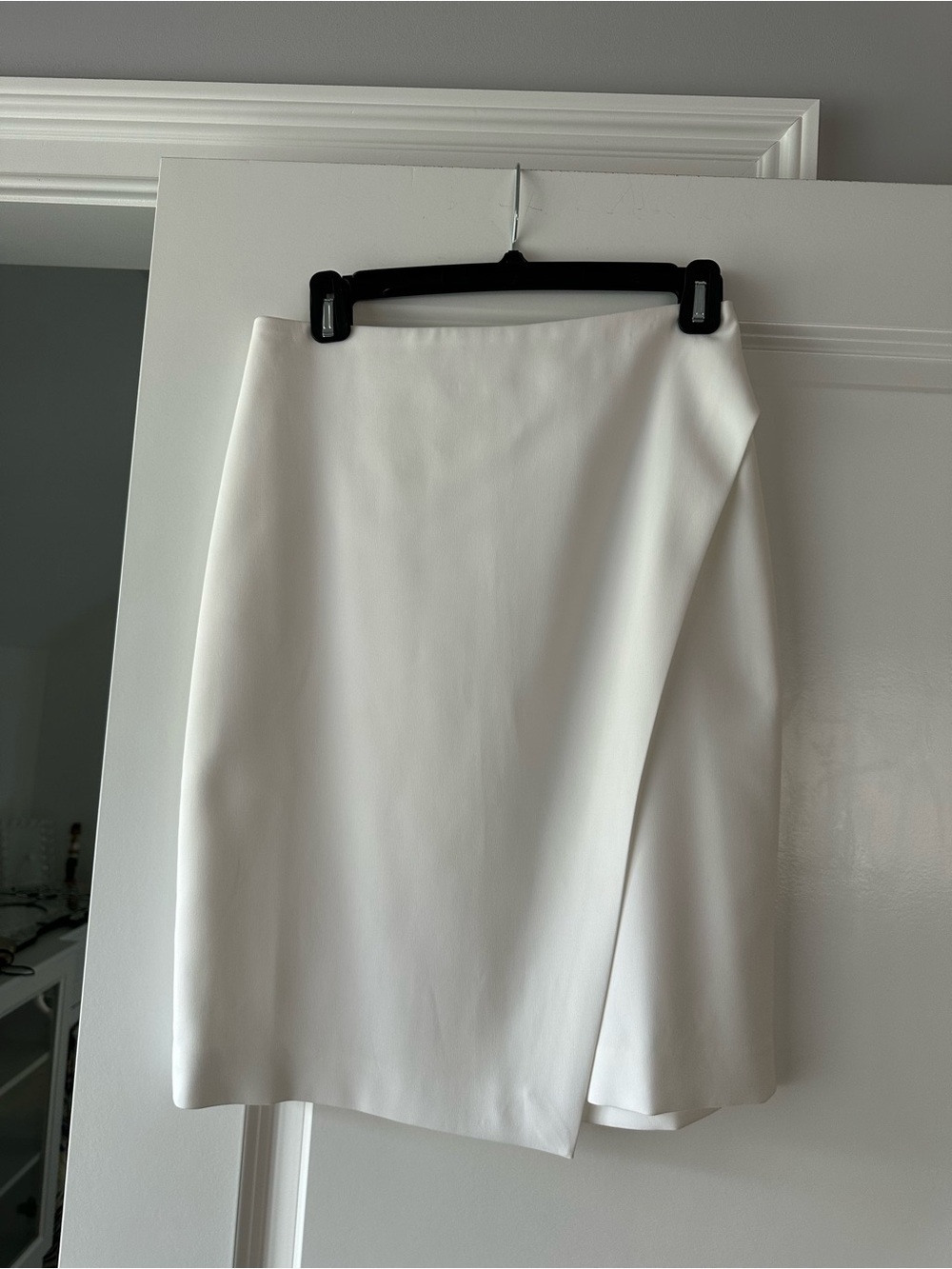 Classic White Wrap Skirt - Women's Skirt